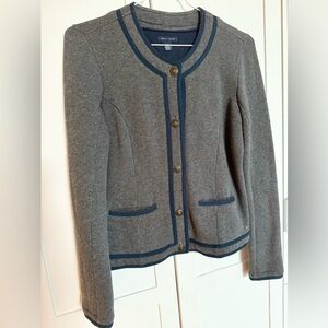Crop Sweatshirt Blazer - M